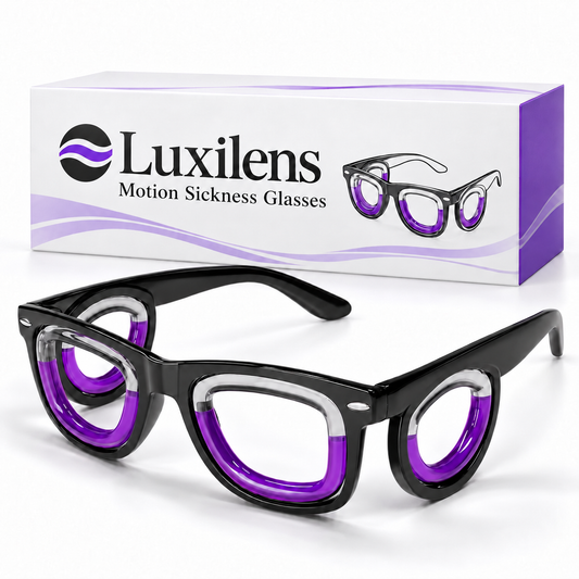 Luxilens · Óculos para o enjoo em viagem